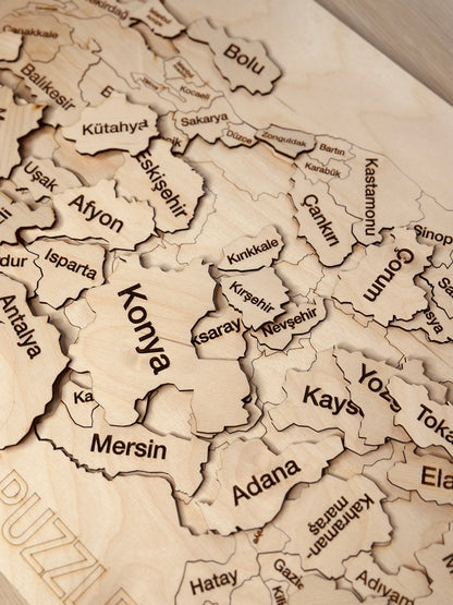 Türkiye Haritası Puzzle