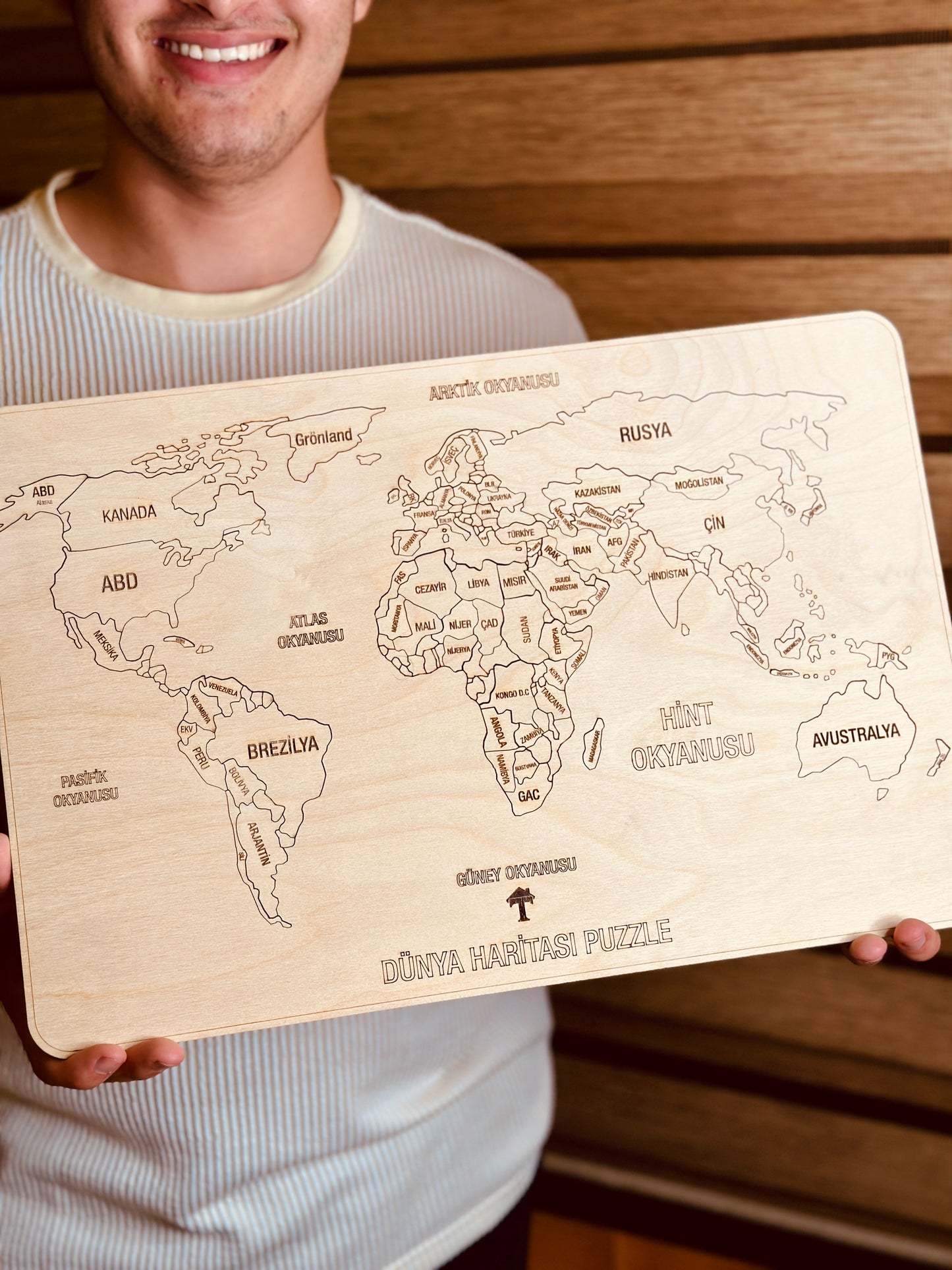 Dünya  Haritası Puzzle