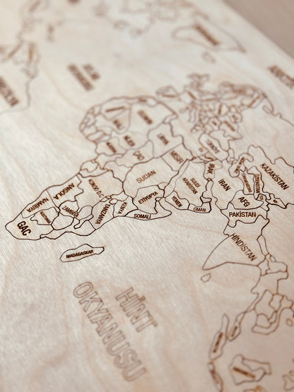 Dünya  Haritası Puzzle