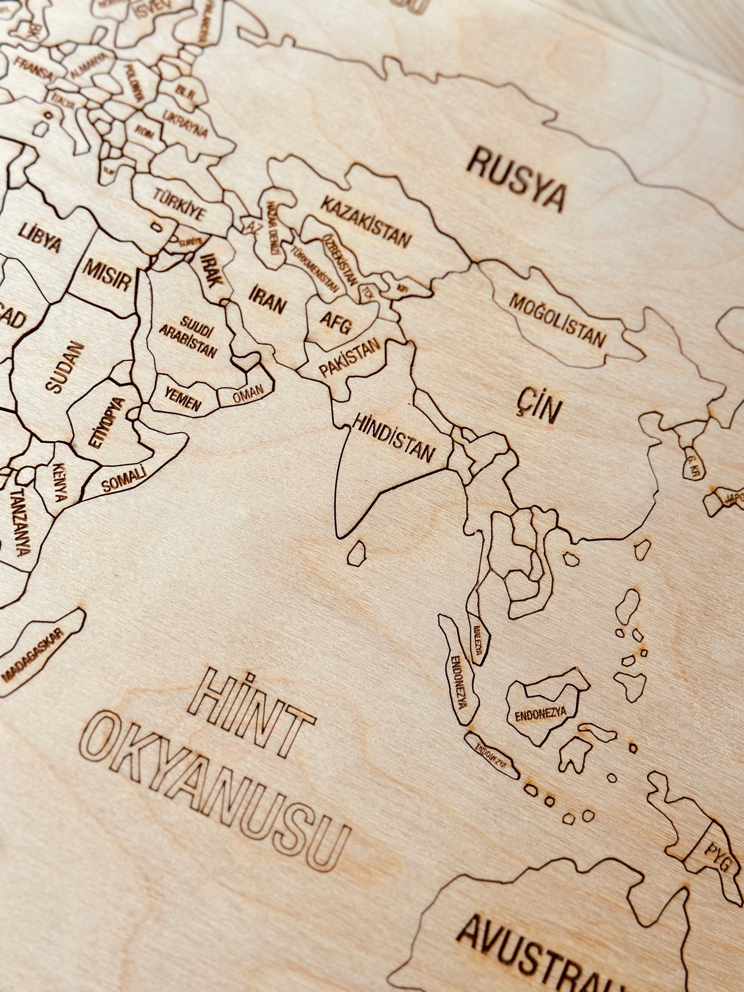 Dünya  Haritası Puzzle