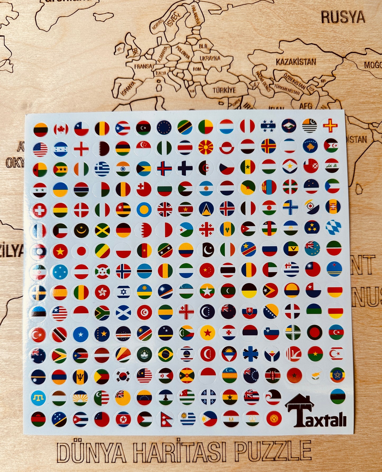 Dünya  Haritası Puzzle