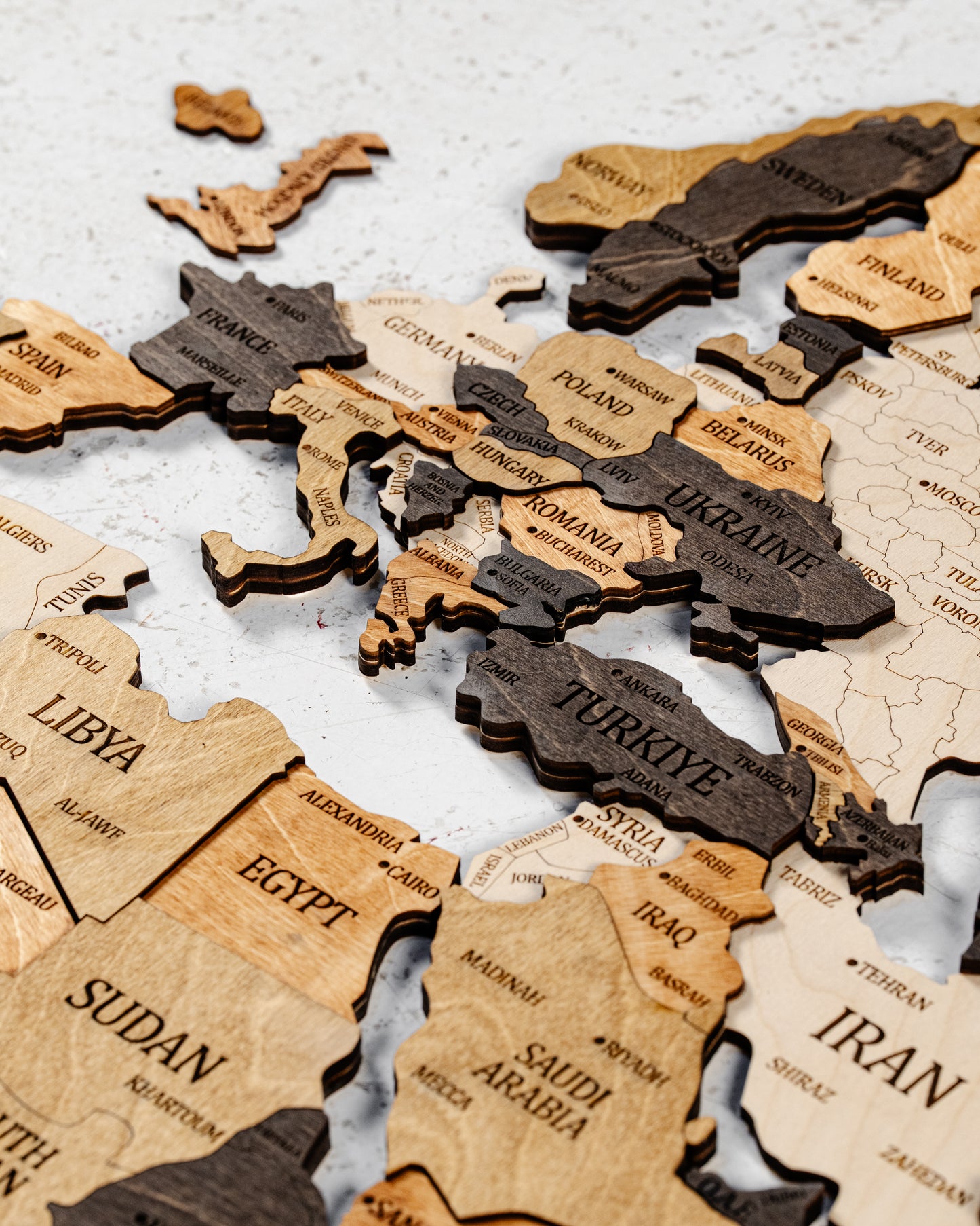 Dünya Haritası Dekorasyonu