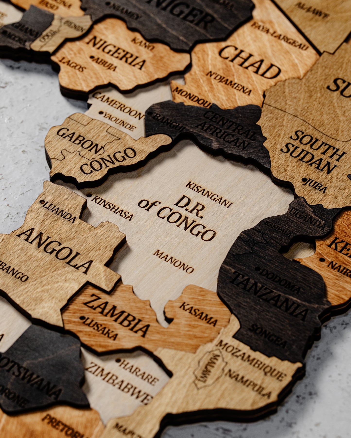 Dünya Haritası Dekorasyonu