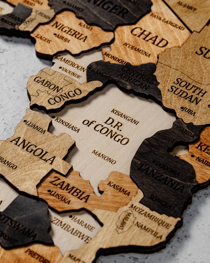 Dünya Haritası Dekorasyonu