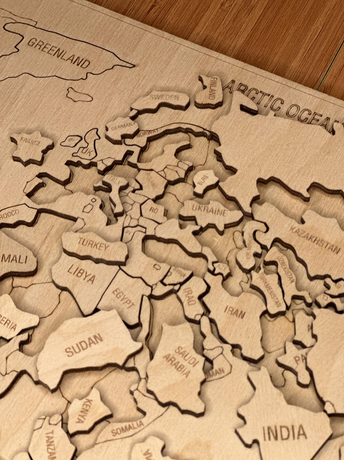 Dünya  Haritası Puzzle