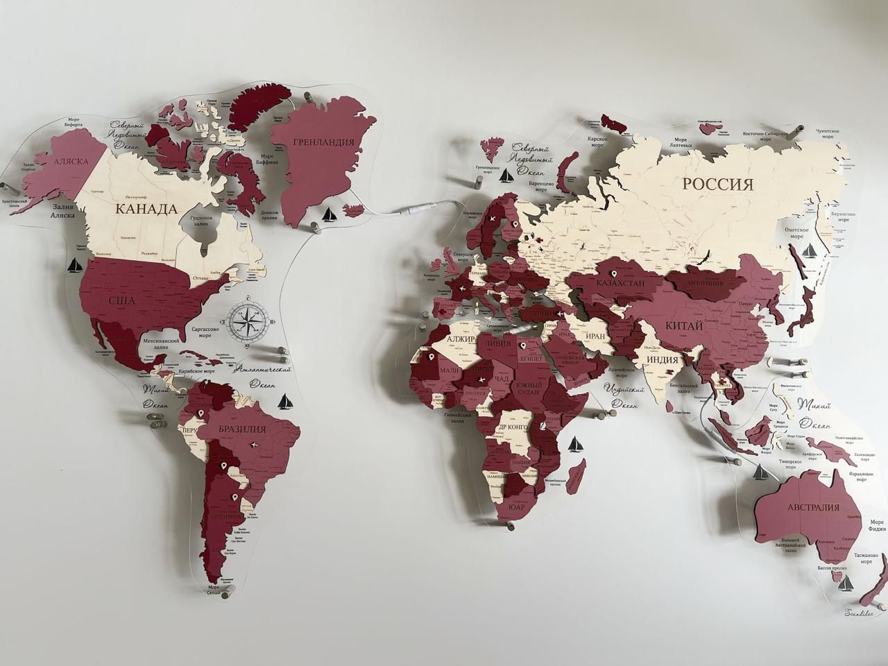 Dünya Haritası Dekorasyonu